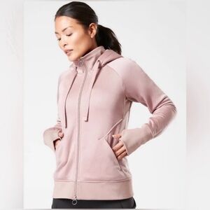 Athleta Triumph Luxe Shine Hoodie, size XXS